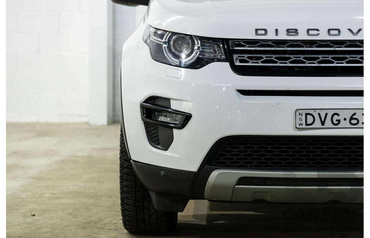 01/2018 Land Rover Discovery Sport Td4 HSE (132kW AWD) L550 MY18 4d Wagon Fuji White Turbo Diesel 2.0L - 7 Seater