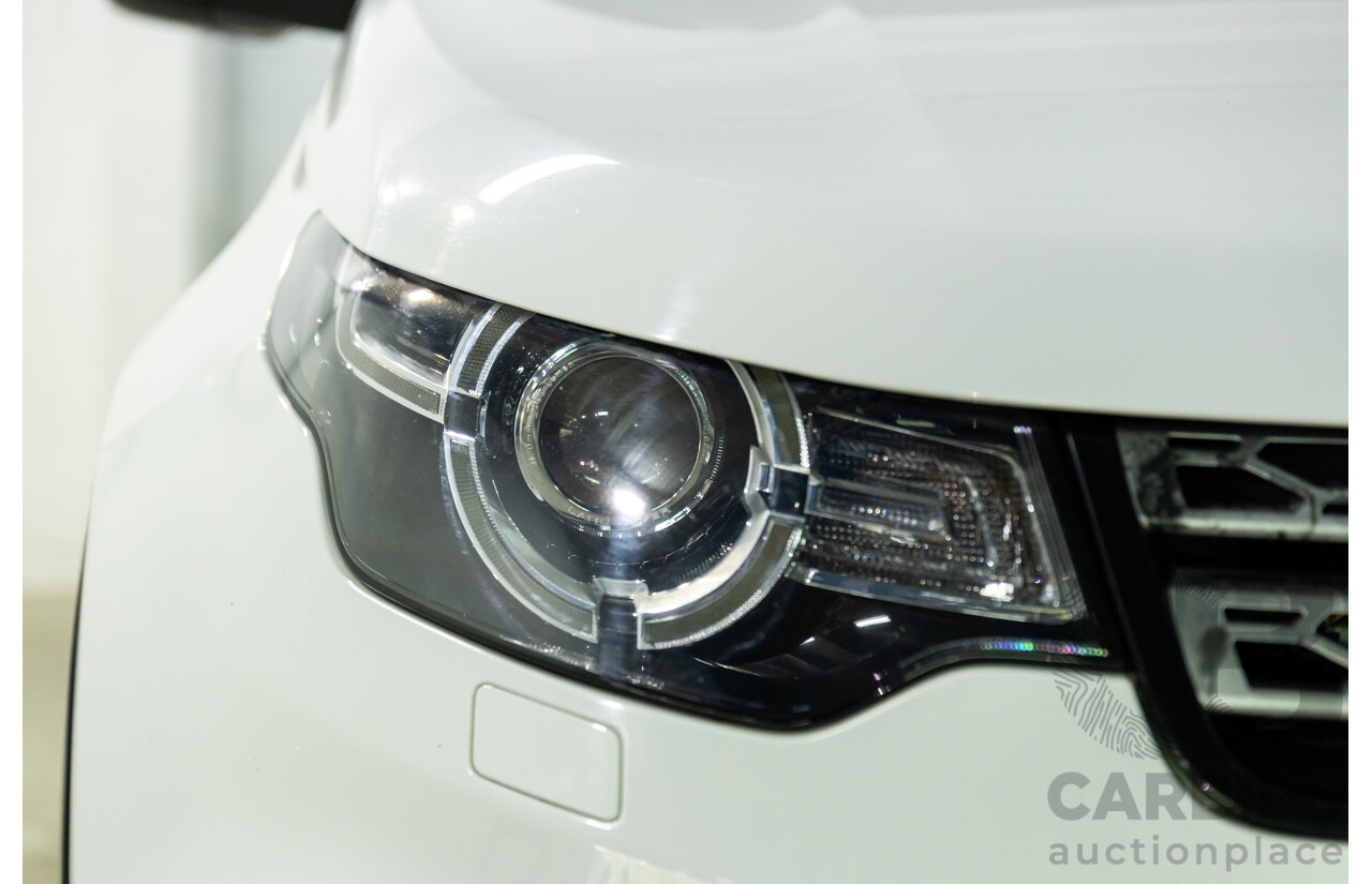 01/2018 Land Rover Discovery Sport Td4 HSE (132kW AWD) L550 MY18 4d Wagon Fuji White Turbo Diesel 2.0L - 7 Seater