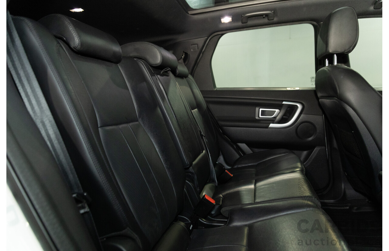 01/2018 Land Rover Discovery Sport Td4 HSE (132kW AWD) L550 MY18 4d Wagon Fuji White Turbo Diesel 2.0L - 7 Seater