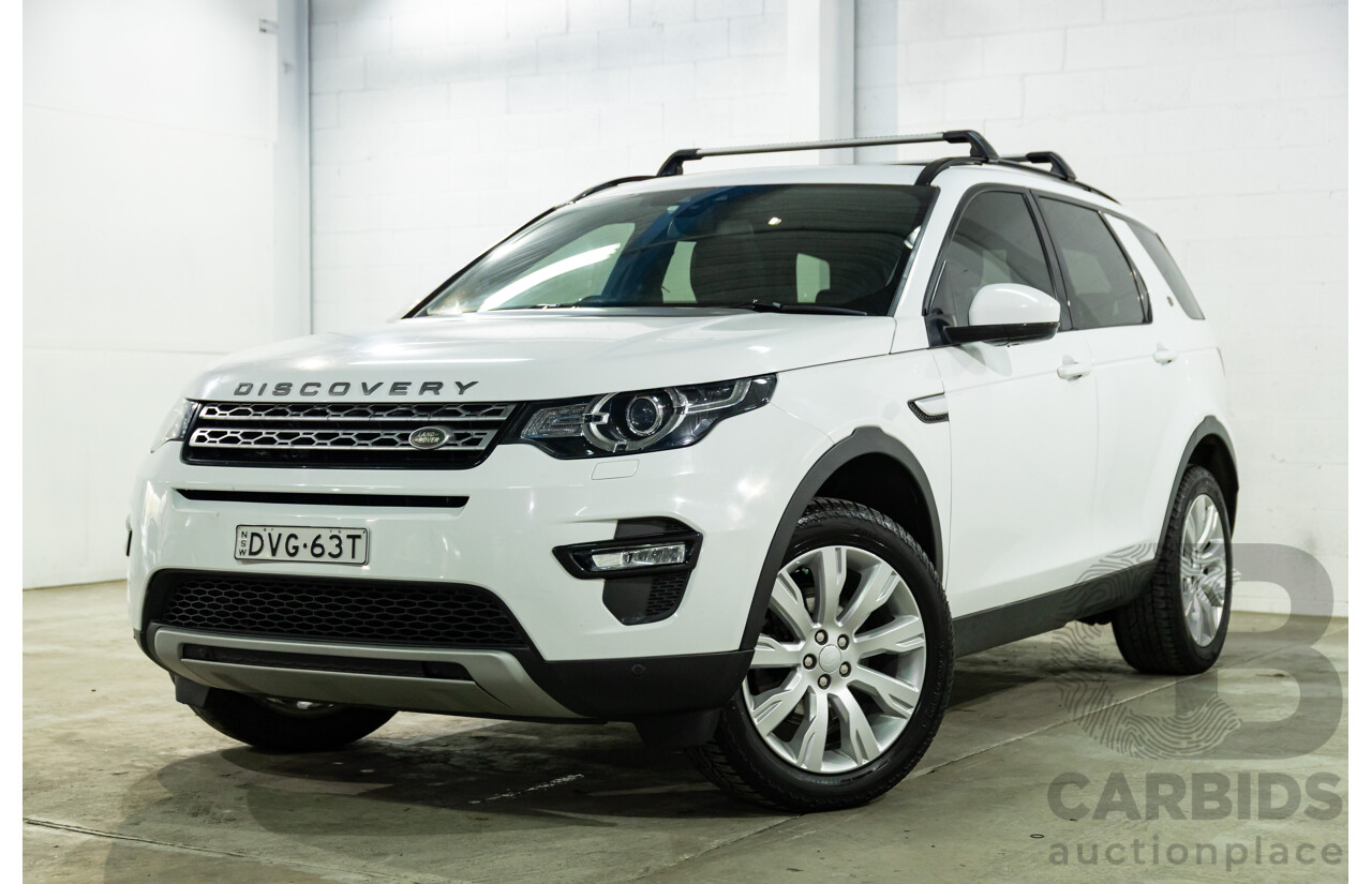 01/2018 Land Rover Discovery Sport Td4 HSE (132kW AWD) L550 MY18 4d Wagon Fuji White Turbo Diesel 2.0L - 7 Seater
