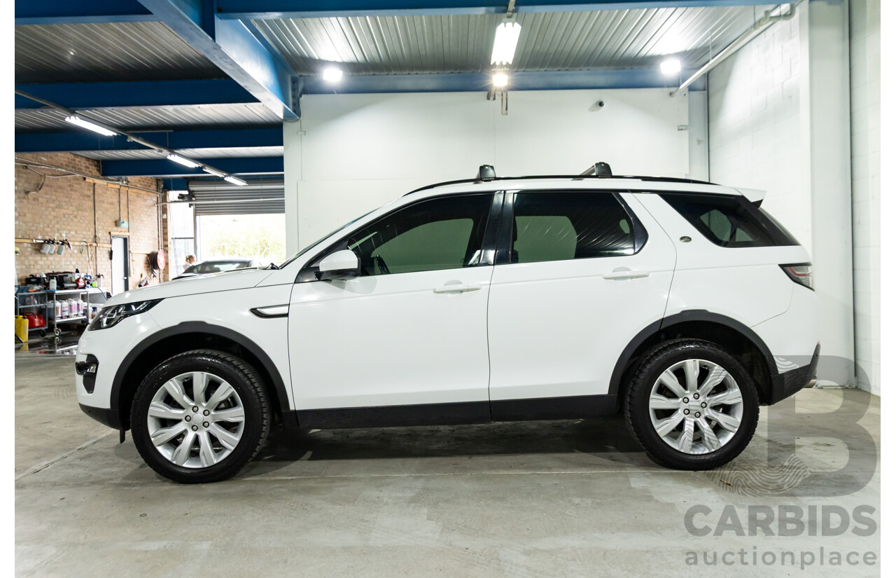 01/2018 Land Rover Discovery Sport Td4 HSE (132kW AWD) L550 MY18 4d Wagon Fuji White Turbo Diesel 2.0L - 7 Seater