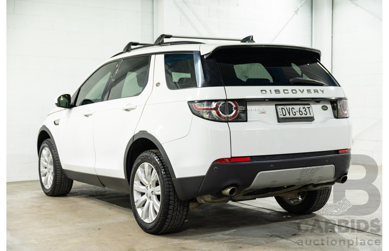 01/2018 Land Rover Discovery Sport Td4 HSE (132kW AWD) L550 MY18 4d Wagon Fuji White Turbo Diesel 2.0L - 7 Seater