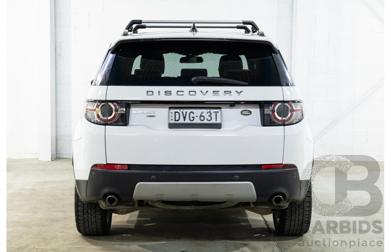 01/2018 Land Rover Discovery Sport Td4 HSE (132kW AWD) L550 MY18 4d Wagon Fuji White Turbo Diesel 2.0L - 7 Seater
