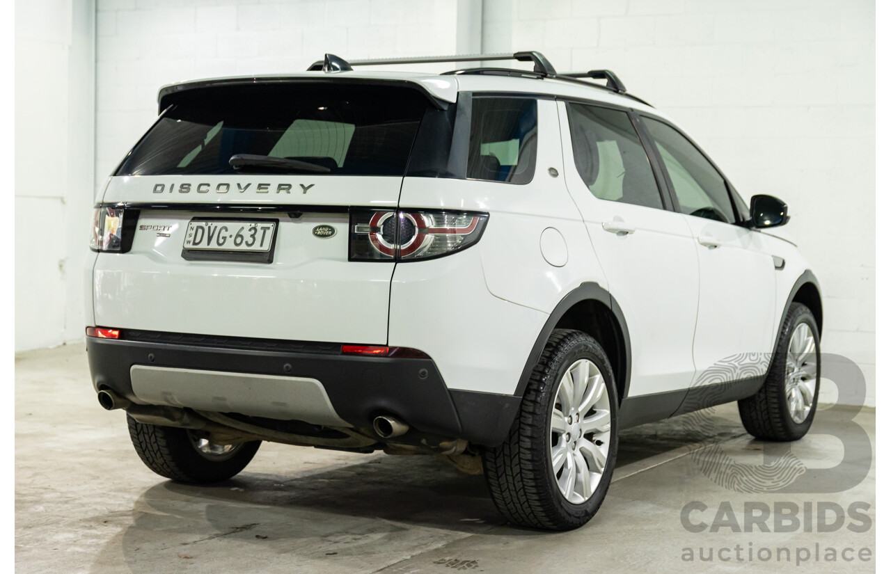 01/2018 Land Rover Discovery Sport Td4 HSE (132kW AWD) L550 MY18 4d Wagon Fuji White Turbo Diesel 2.0L - 7 Seater