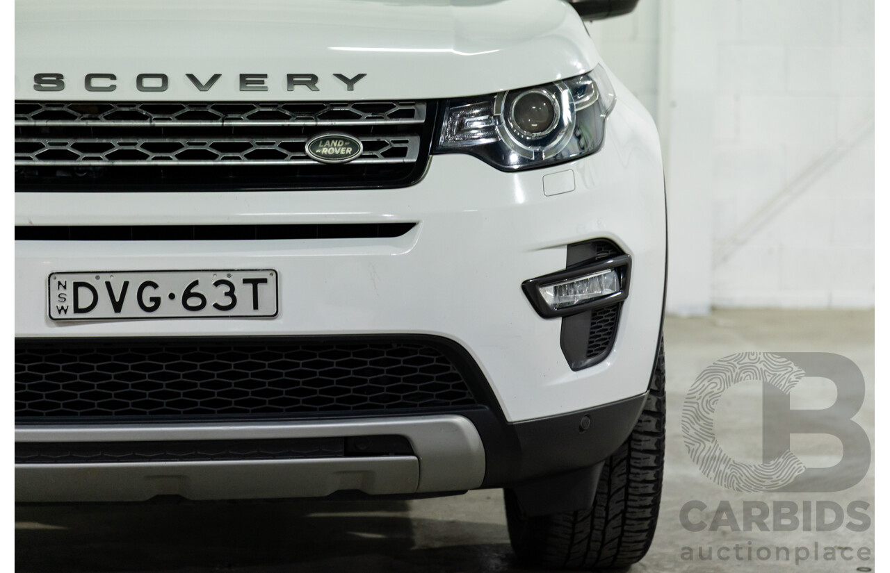 01/2018 Land Rover Discovery Sport Td4 HSE (132kW AWD) L550 MY18 4d Wagon Fuji White Turbo Diesel 2.0L - 7 Seater