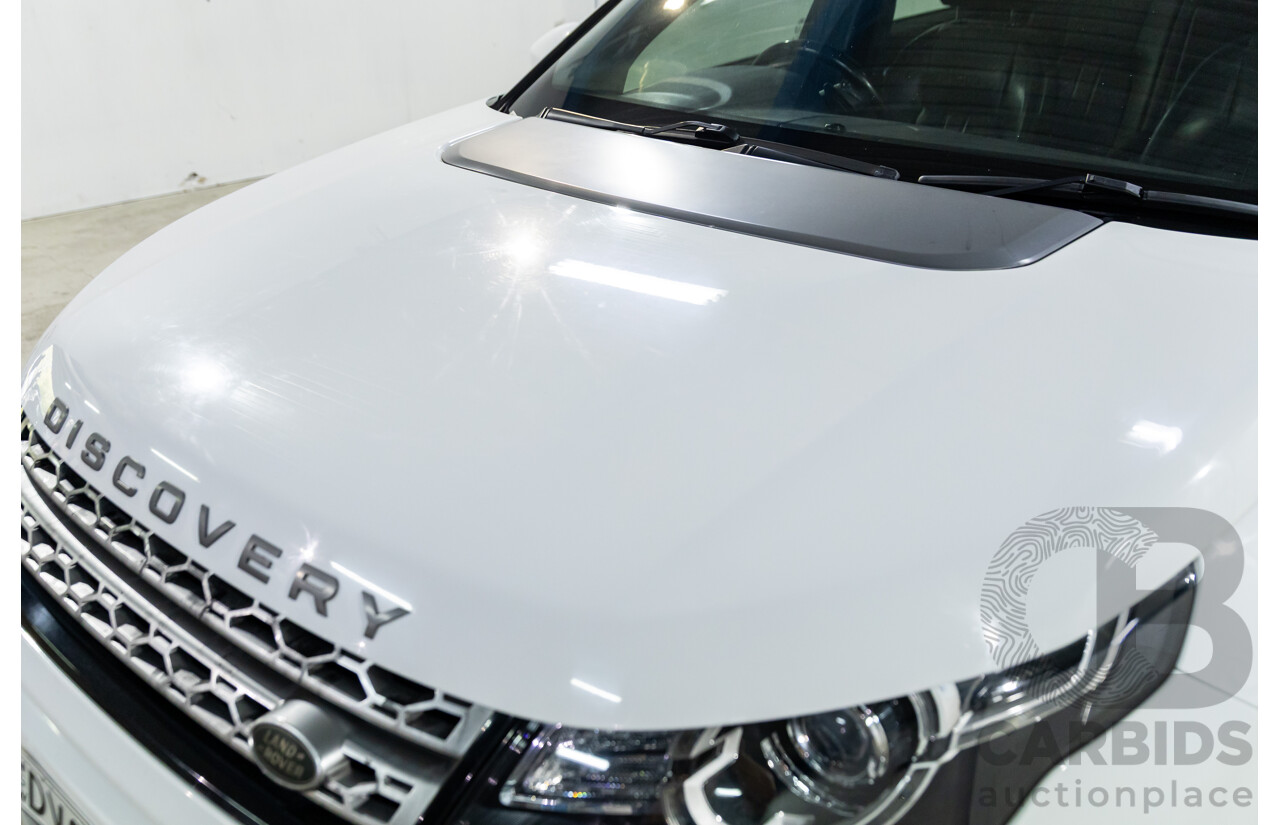 01/2018 Land Rover Discovery Sport Td4 HSE (132kW AWD) L550 MY18 4d Wagon Fuji White Turbo Diesel 2.0L - 7 Seater