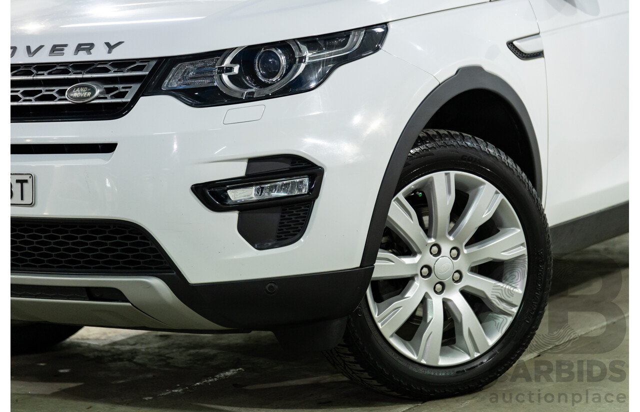 01/2018 Land Rover Discovery Sport Td4 HSE (132kW AWD) L550 MY18 4d Wagon Fuji White Turbo Diesel 2.0L - 7 Seater