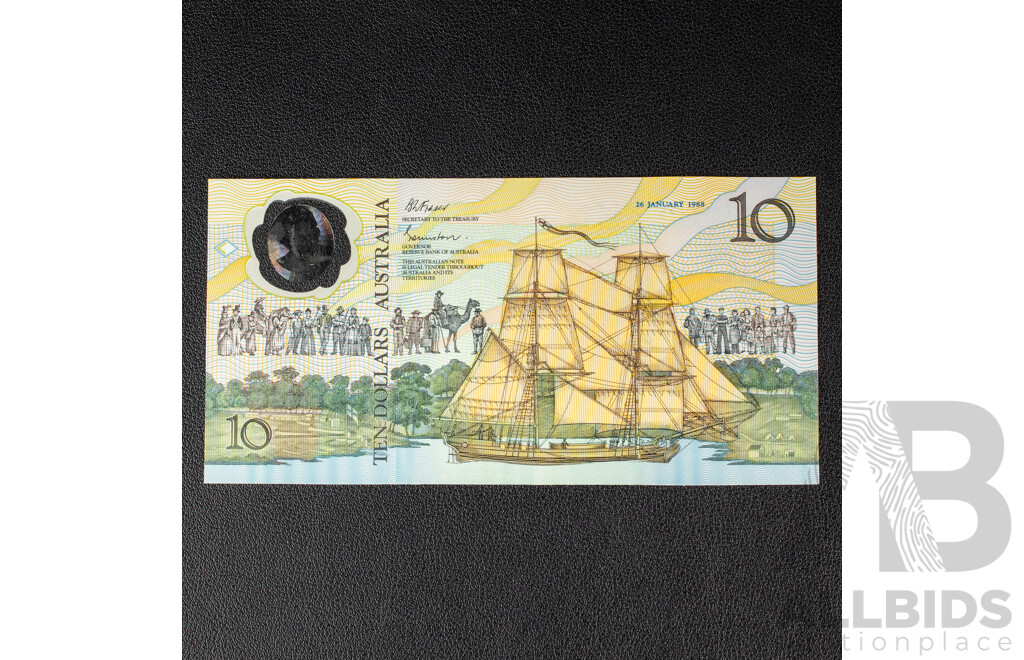 Australian 1988 Ten Dollar Note, Commemorative Bicentennial