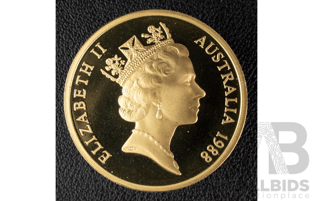 Australian RAM 1988 Proof five dollar coin, Opening New Parliament House.