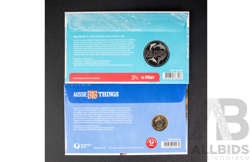 Two Australian PNCs Jumping Crocodile and Australian Dolphins.