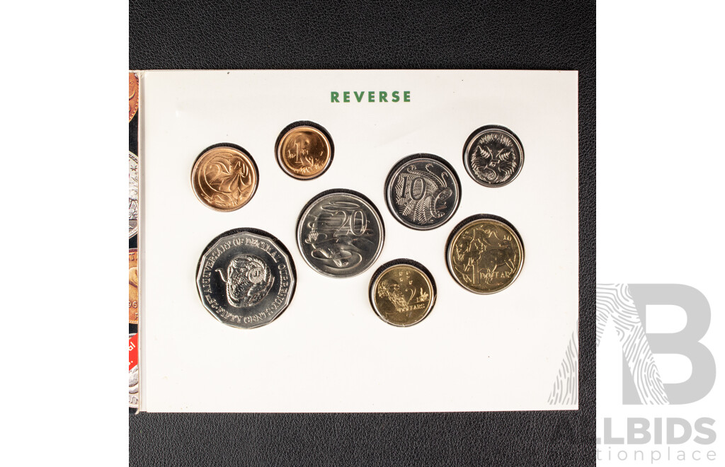 Australian 1991 Uncirculated Year Set. 25 Years of Decimal Currency. 6 Coins.