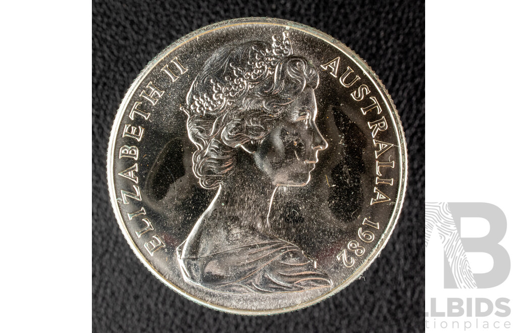 Australian 1982 Silver Ten Dollar Coin, Commonwealth Games .925