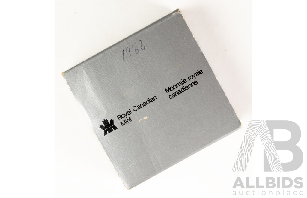 Canada 1983 Silver One Dollar, World University Games, Edmonton .500