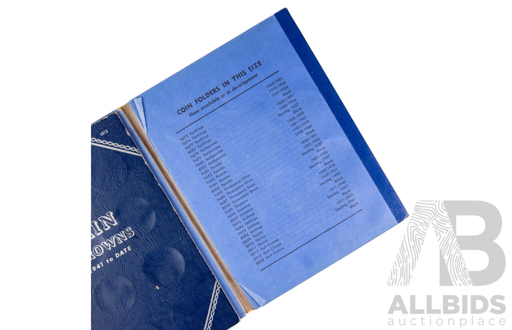 United Kingdom Half Crown Album 1941 - 1980