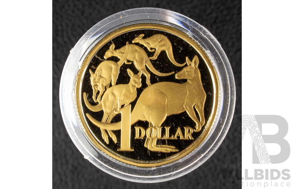 Australian RAM 1984 Proof One Dollar Coin, First Year Issue