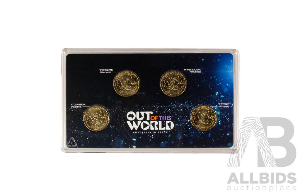 Australian RAM 2024 Four One Dollar Coin Set, Out of This World