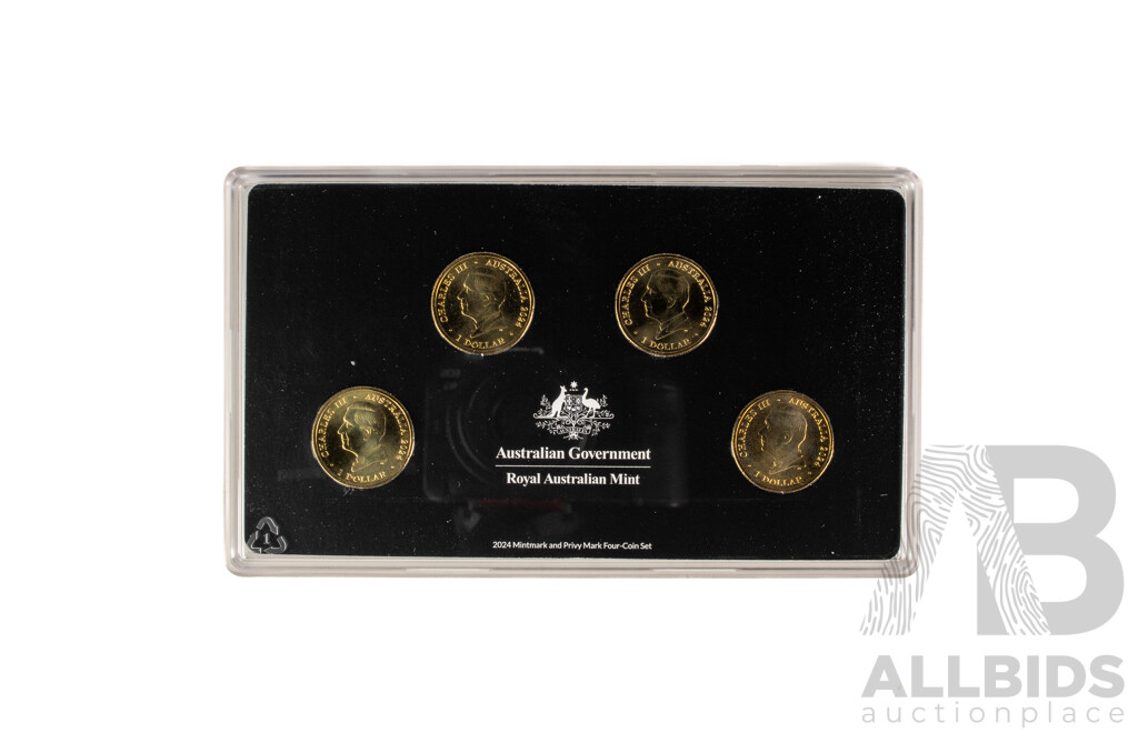Australian RAM 2024 Four One Dollar Coin Set, Out of This World