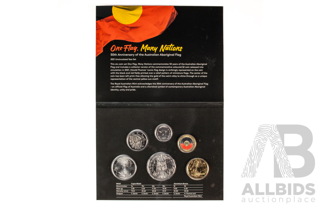 Australian RAM 2021 Aboriginal Uncirculated Year Set