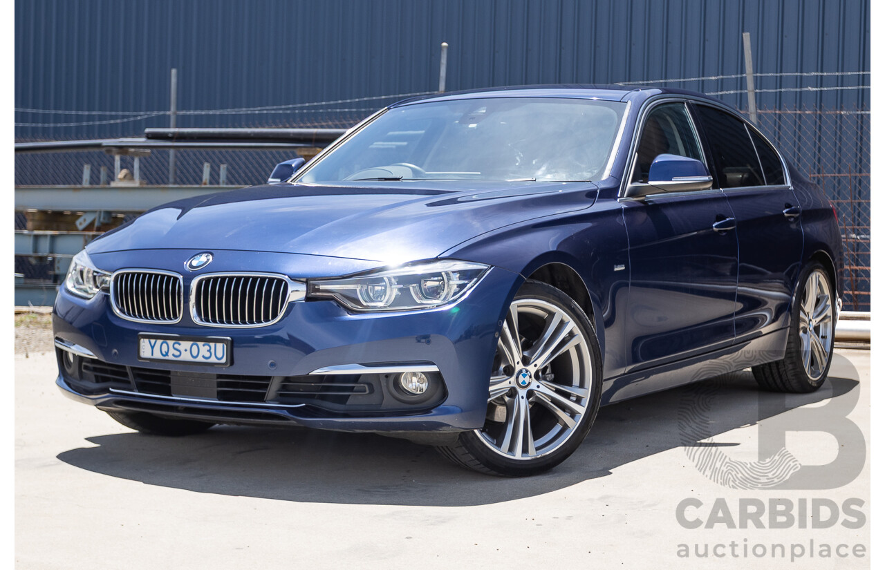 5/2017 BMW 320i Luxury Line F30 LCI MY18 4D Sedan Mediterranean Blue Turbo 2.0L