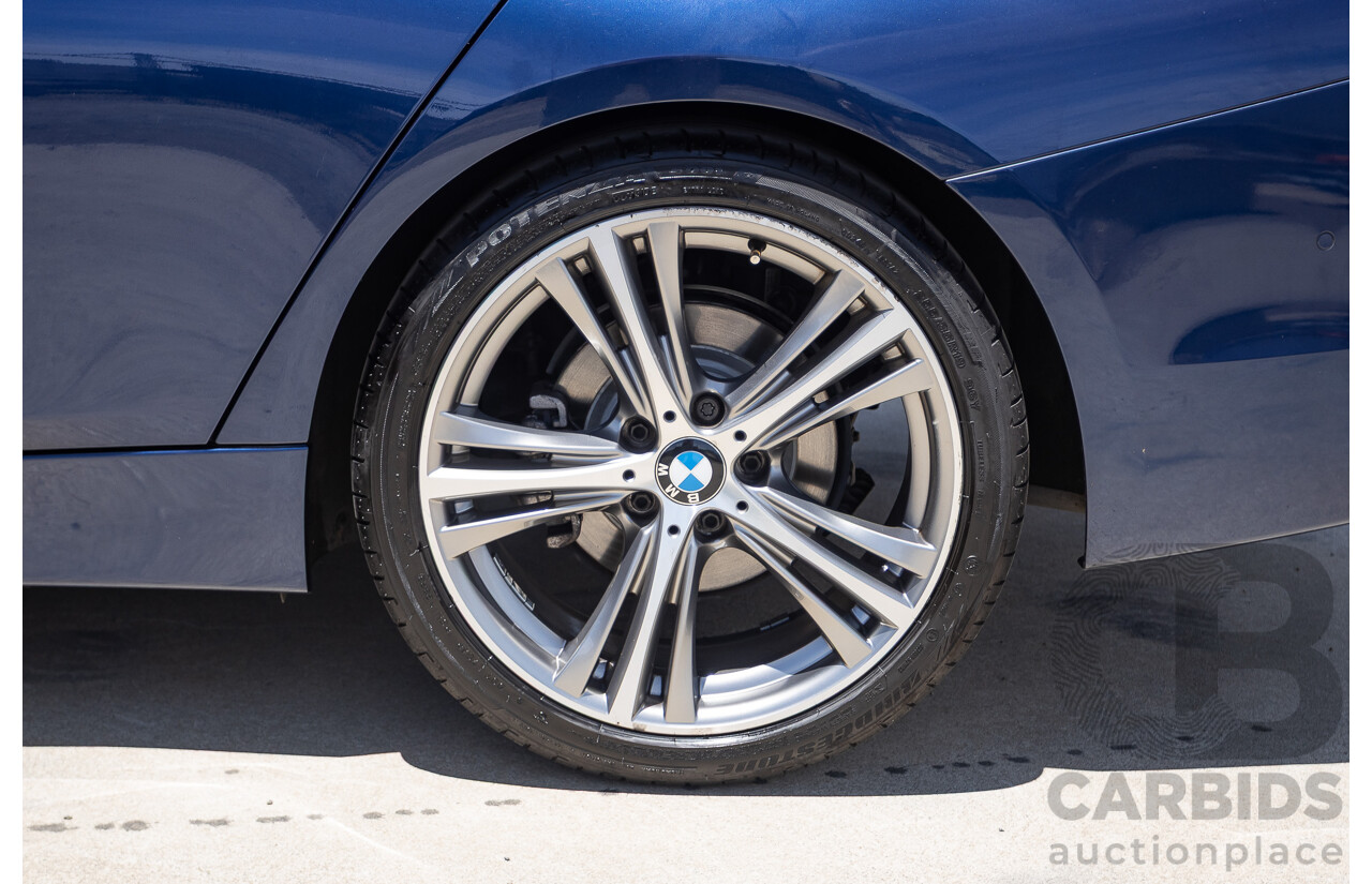 5/2017 BMW 320i Luxury Line F30 LCI MY18 4D Sedan Mediterranean Blue Turbo 2.0L