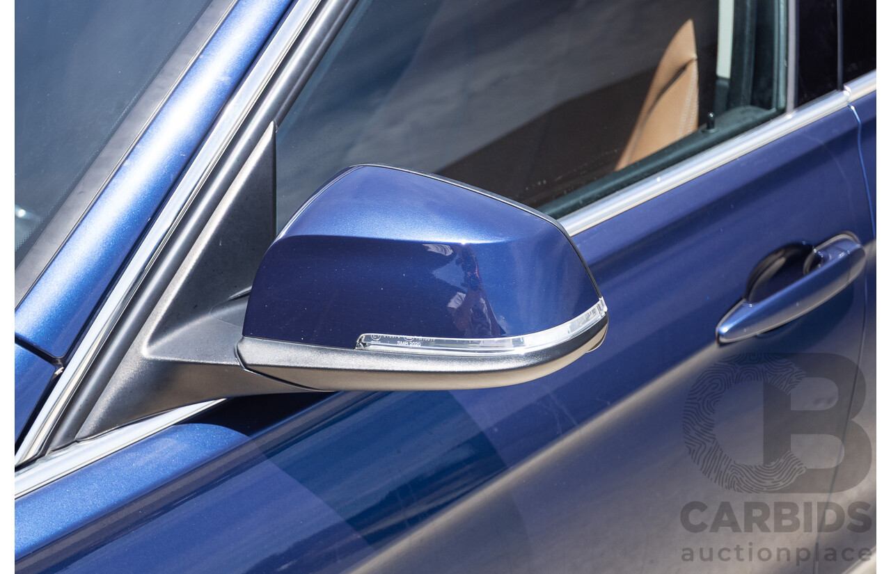 5/2017 BMW 320i Luxury Line F30 LCI MY18 4D Sedan Mediterranean Blue Turbo 2.0L