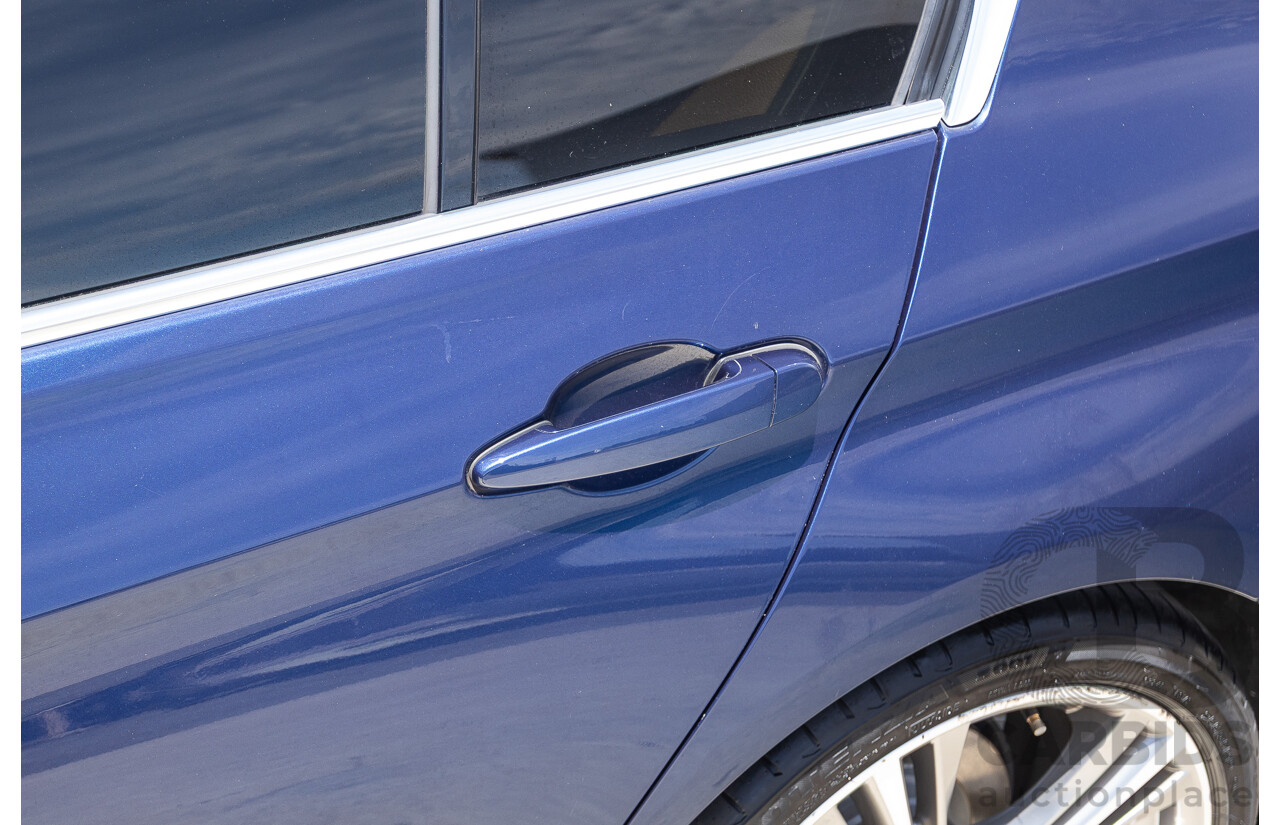 5/2017 BMW 320i Luxury Line F30 LCI MY18 4D Sedan Mediterranean Blue Turbo 2.0L