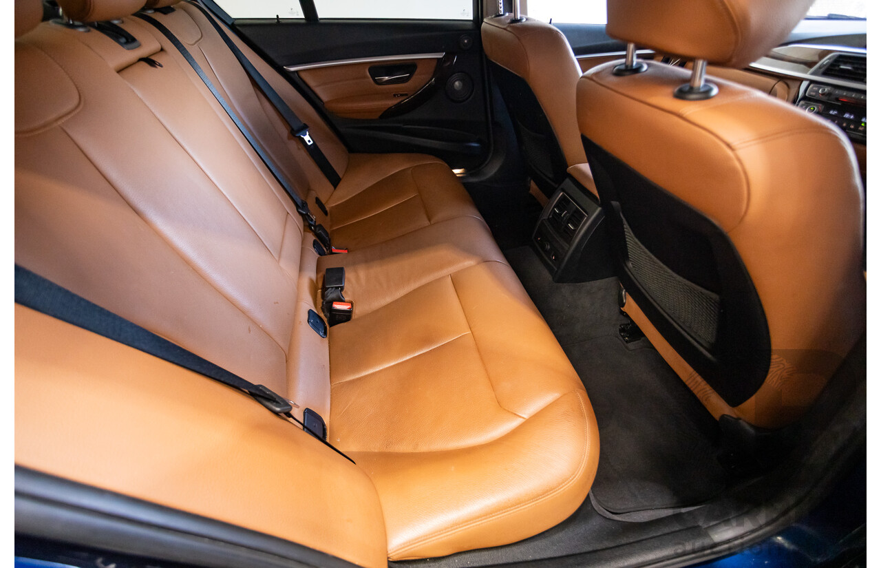 5/2017 BMW 320i Luxury Line F30 LCI MY18 4D Sedan Mediterranean Blue Turbo 2.0L