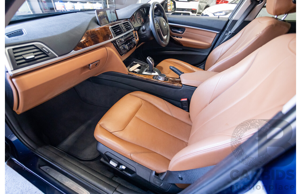 5/2017 BMW 320i Luxury Line F30 LCI MY18 4D Sedan Mediterranean Blue Turbo 2.0L