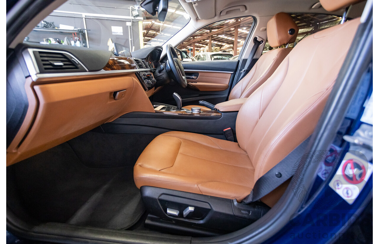 5/2017 BMW 320i Luxury Line F30 LCI MY18 4D Sedan Mediterranean Blue Turbo 2.0L