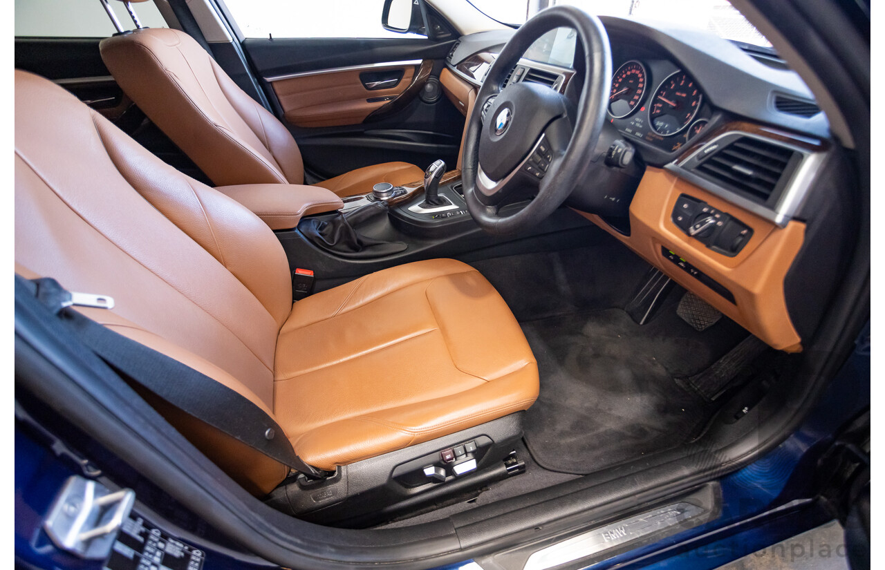 5/2017 BMW 320i Luxury Line F30 LCI MY18 4D Sedan Mediterranean Blue Turbo 2.0L