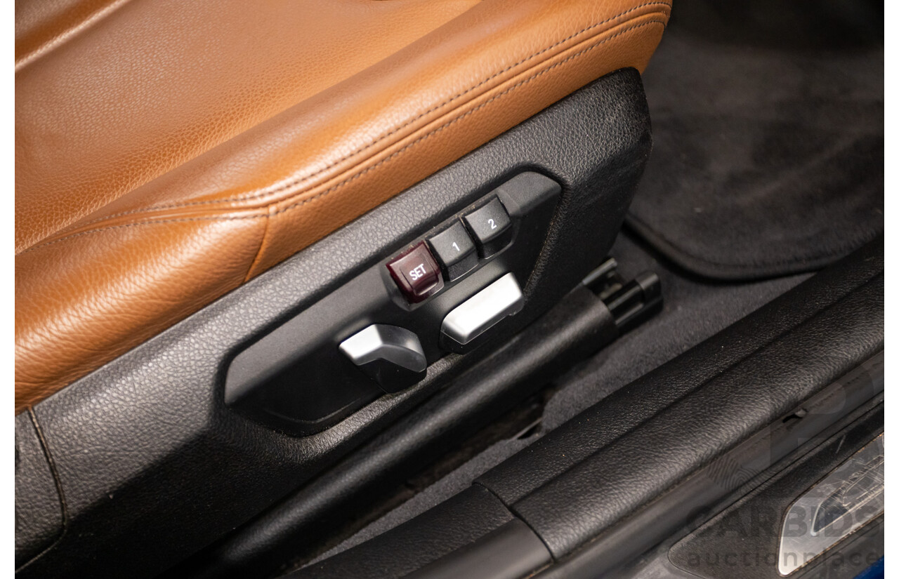 5/2017 BMW 320i Luxury Line F30 LCI MY18 4D Sedan Mediterranean Blue Turbo 2.0L