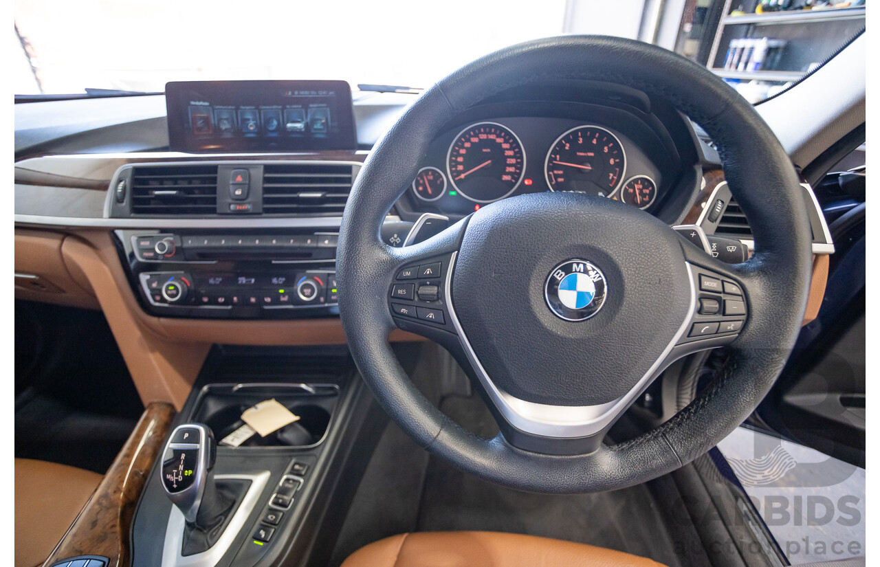 5/2017 BMW 320i Luxury Line F30 LCI MY18 4D Sedan Mediterranean Blue Turbo 2.0L