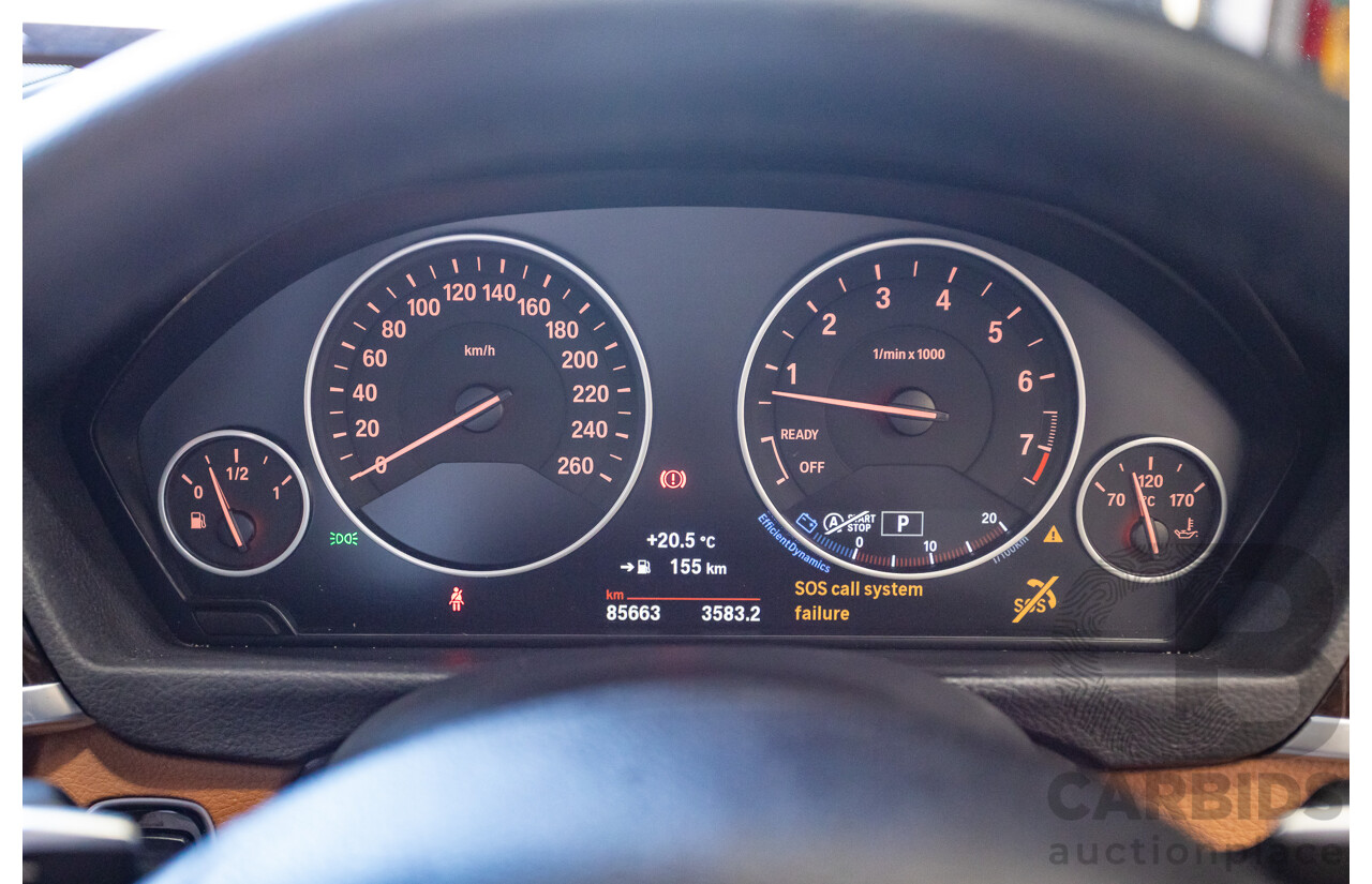 5/2017 BMW 320i Luxury Line F30 LCI MY18 4D Sedan Mediterranean Blue Turbo 2.0L