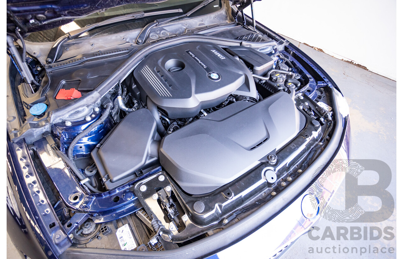 5/2017 BMW 320i Luxury Line F30 LCI MY18 4D Sedan Mediterranean Blue Turbo 2.0L