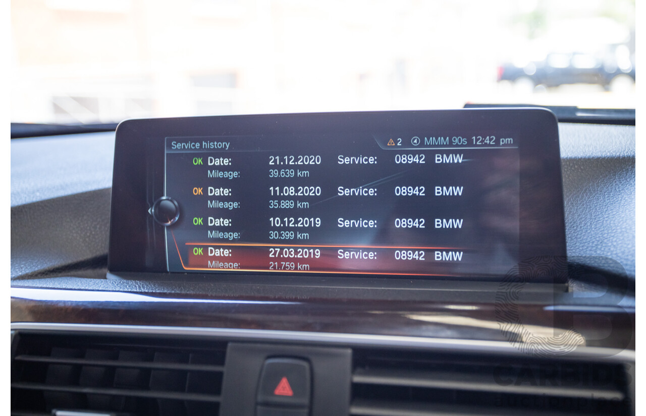 5/2017 BMW 320i Luxury Line F30 LCI MY18 4D Sedan Mediterranean Blue Turbo 2.0L