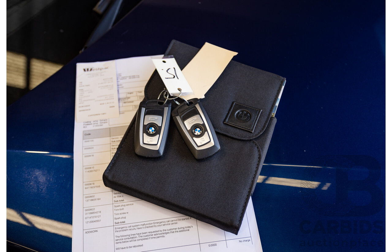 5/2017 BMW 320i Luxury Line F30 LCI MY18 4D Sedan Mediterranean Blue Turbo 2.0L