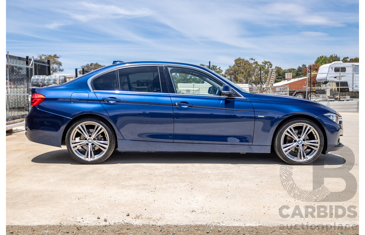 5/2017 BMW 320i Luxury Line F30 LCI MY18 4D Sedan Mediterranean Blue Turbo 2.0L