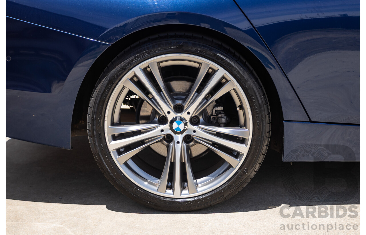 5/2017 BMW 320i Luxury Line F30 LCI MY18 4D Sedan Mediterranean Blue Turbo 2.0L