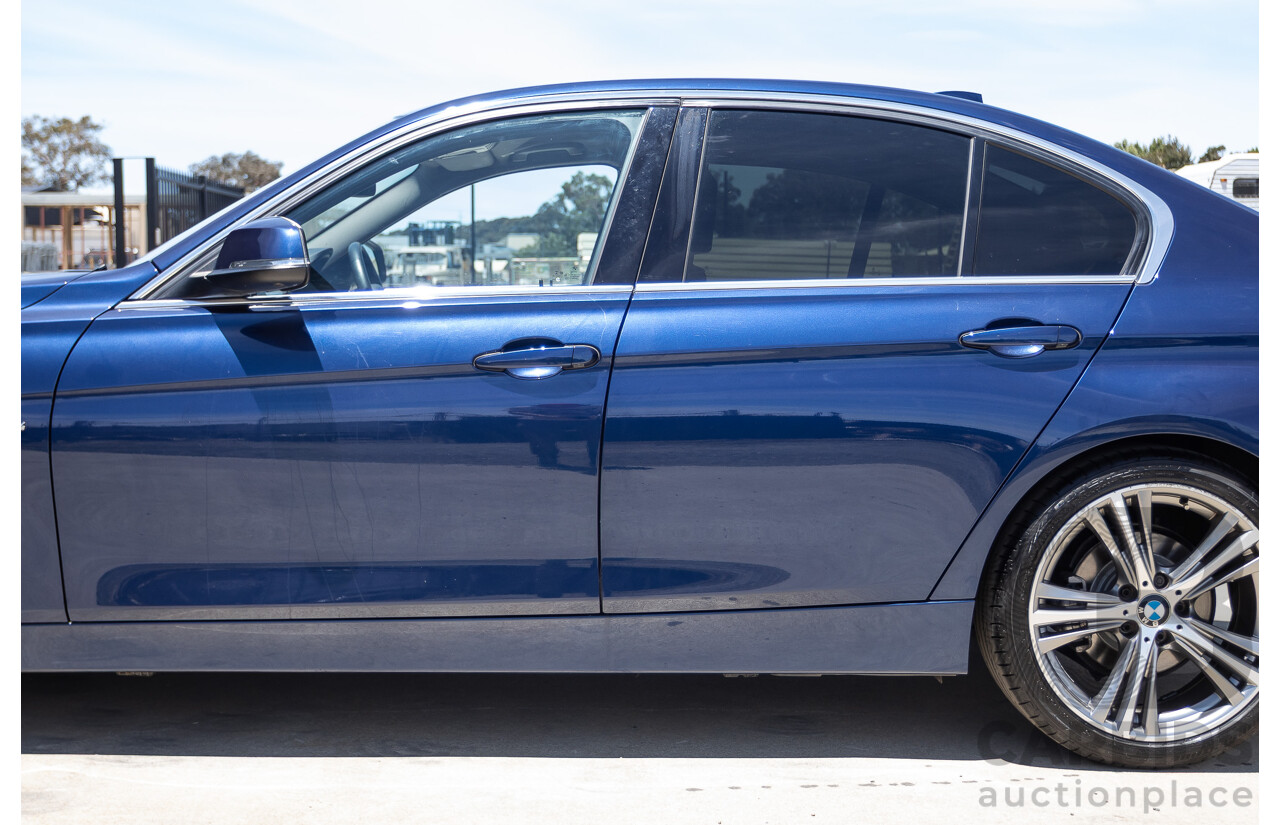 5/2017 BMW 320i Luxury Line F30 LCI MY18 4D Sedan Mediterranean Blue Turbo 2.0L