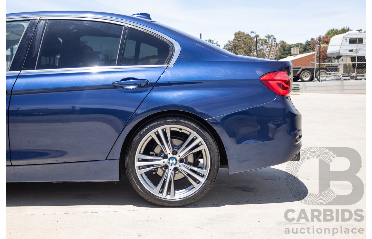 5/2017 BMW 320i Luxury Line F30 LCI MY18 4D Sedan Mediterranean Blue Turbo 2.0L