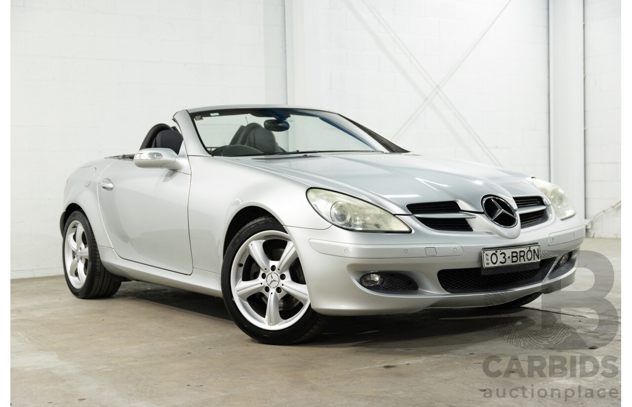5/2007 Mercedes-Benz SLK 280 R171 07 Upgrade 2d Convertible Iridium Silver Metallic V6 3.0L