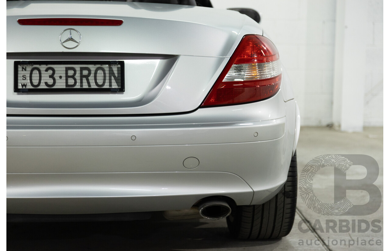5/2007 Mercedes-Benz SLK 280 R171 07 Upgrade 2d Convertible Iridium Silver Metallic V6 3.0L