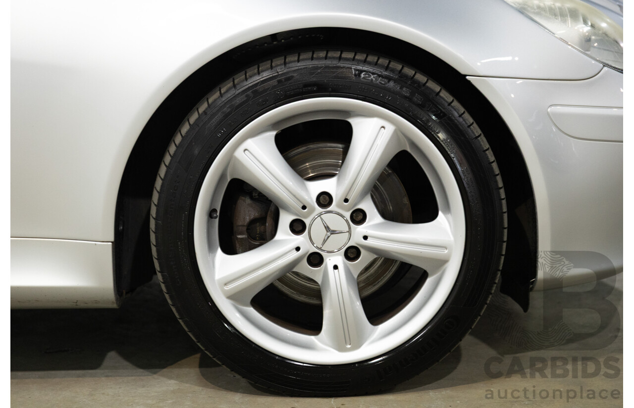 5/2007 Mercedes-Benz SLK 280 R171 07 Upgrade 2d Convertible Iridium Silver Metallic V6 3.0L