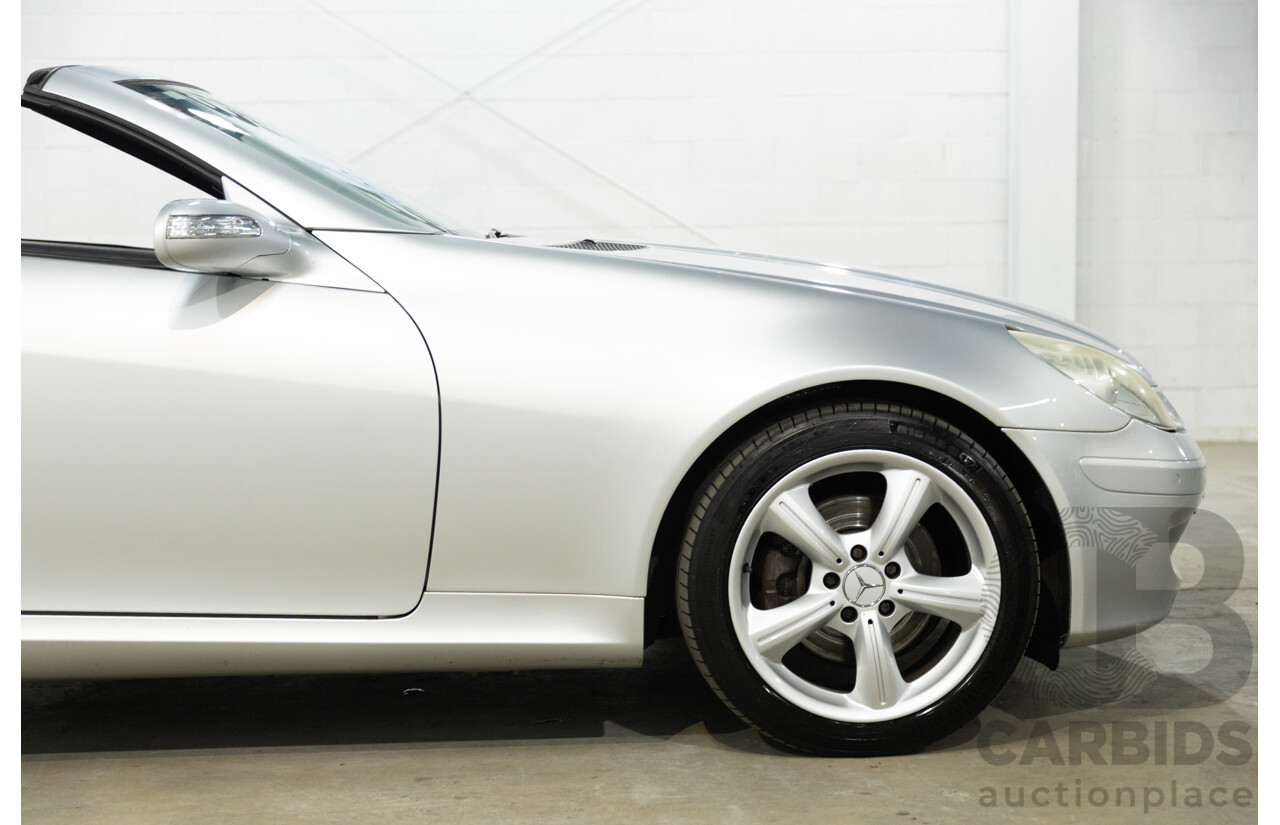 5/2007 Mercedes-Benz SLK 280 R171 07 Upgrade 2d Convertible Iridium Silver Metallic V6 3.0L