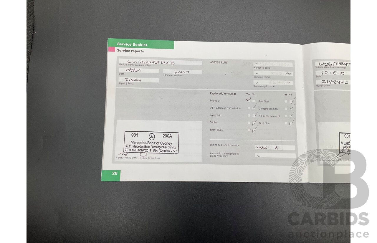 5/2007 Mercedes-Benz SLK 280 R171 07 Upgrade 2d Convertible Iridium Silver Metallic V6 3.0L