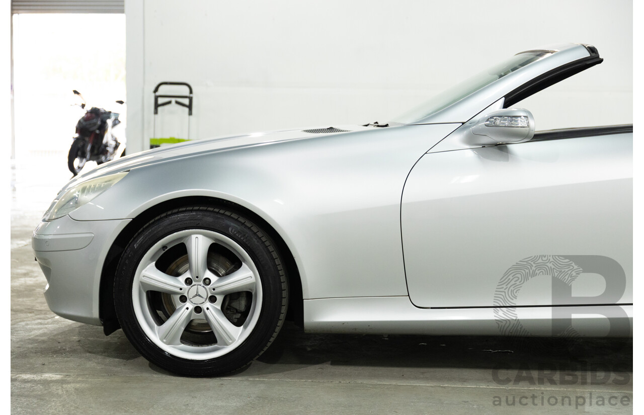 5/2007 Mercedes-Benz SLK 280 R171 07 Upgrade 2d Convertible Iridium Silver Metallic V6 3.0L