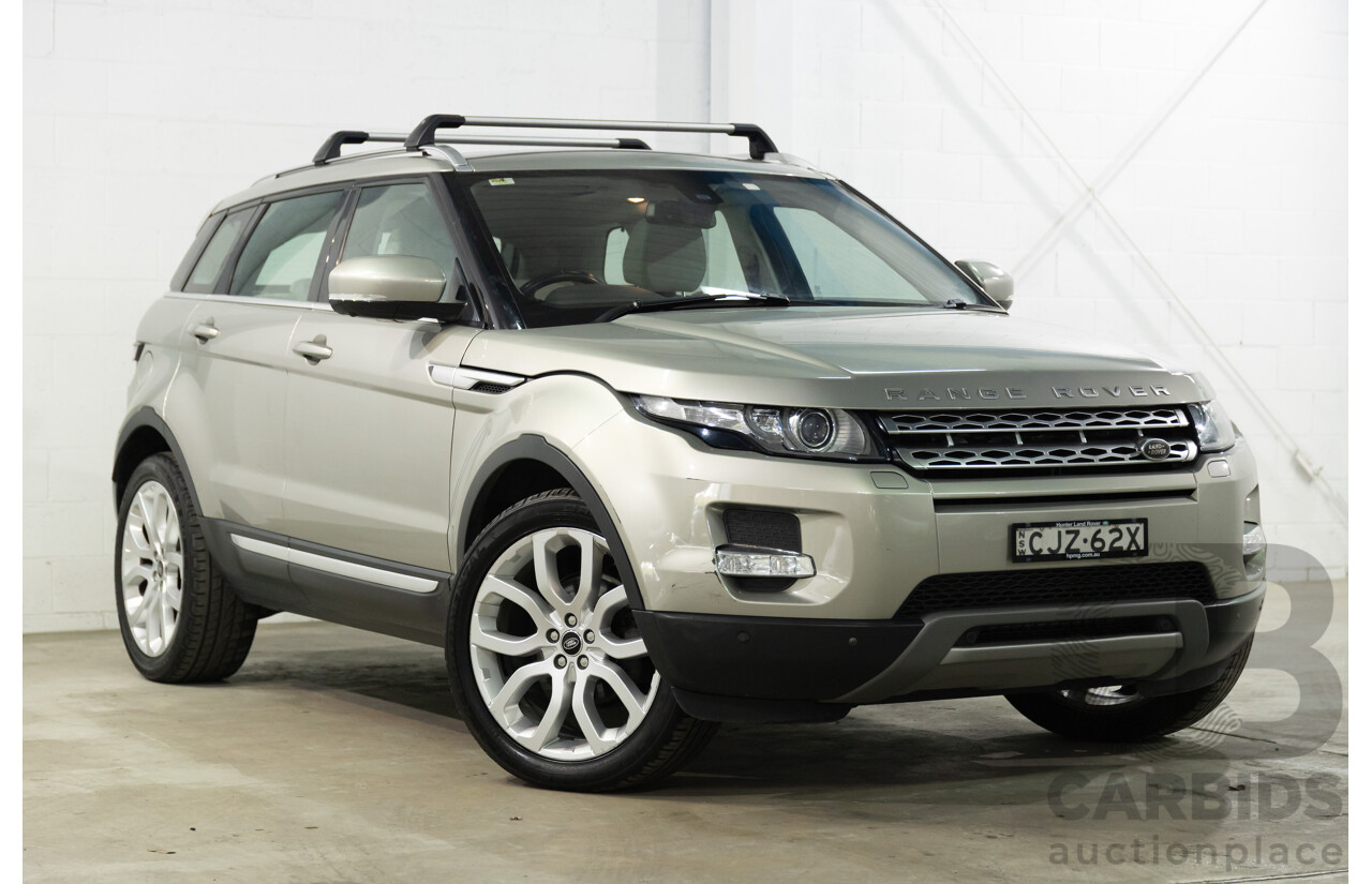 2/2013 Range Rover Evoque SD4 Prestige LV MY13 5d Wagon Ipanema Sand Metallic Turbo Diesel 2.2L