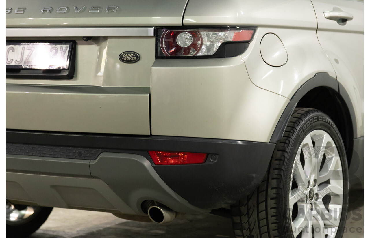 2/2013 Range Rover Evoque SD4 Prestige LV MY13 5d Wagon Ipanema Sand Metallic Turbo Diesel 2.2L