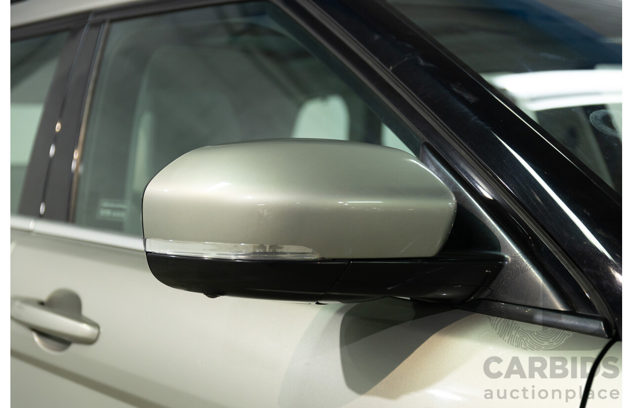 2/2013 Range Rover Evoque SD4 Prestige LV MY13 5d Wagon Ipanema Sand Metallic Turbo Diesel 2.2L