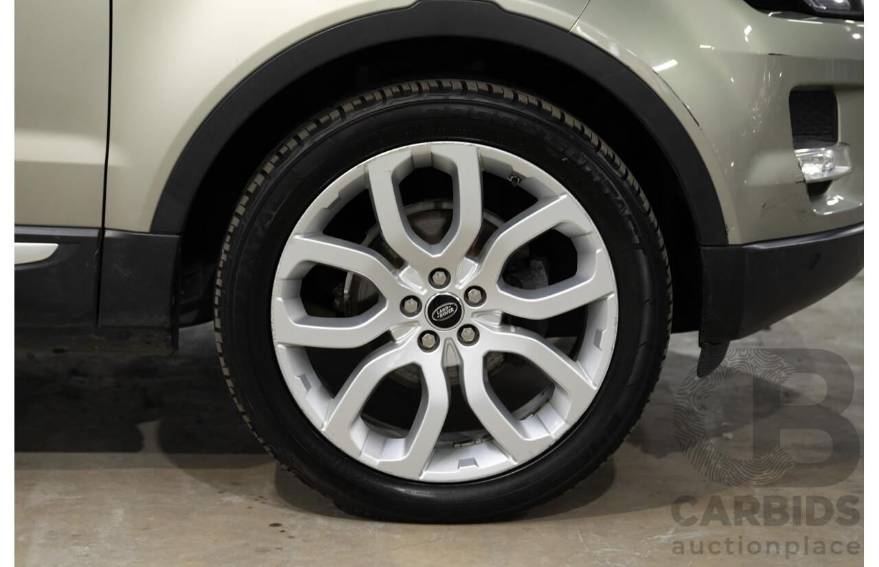 2/2013 Range Rover Evoque SD4 Prestige LV MY13 5d Wagon Ipanema Sand Metallic Turbo Diesel 2.2L